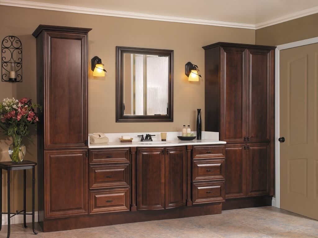 beautiful bathroom cabinets